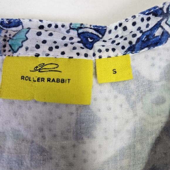 Roller Rabbit Women S Djerba Mabuel Serafina Tunic Coverup Mini Dress Resortwear - Picture 9 of 12